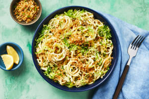 Spaghetti with Brussels Sprouts & Parm image