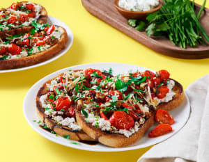 Charred Tomato & Ricotta Toasts image