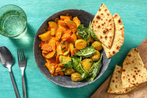 Ofen-Korma-Curry mit Saag-Aloo-Salat image
