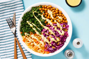 Crunchy Curried Chickpea Bowls image