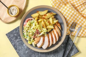 Cajun-Chicken mit Salat in Buttermilch-Dressing image