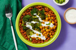 Curried Farro & Chickpeas image
