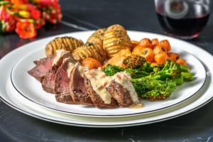 Fillet Steak and Creamy Peppercorn Sauce image
