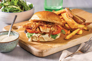 Haloumi & Caramelised Onion Burger image