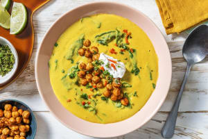 Indische Kichererbsen-Kokos-Suppe image