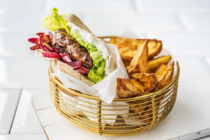 Marokkanische Rindfleisch-Burger image