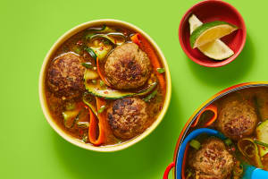 One-Pot Pho-Style Beef Meatball Soup image