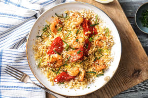 Tuscan-Spiced Shrimp and Orzo image