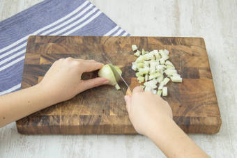 Chop the onion