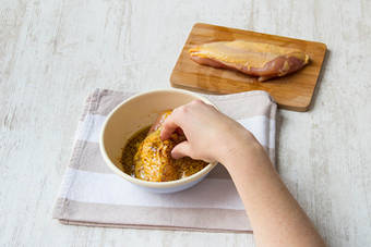 Hähnchenbrust marinieren