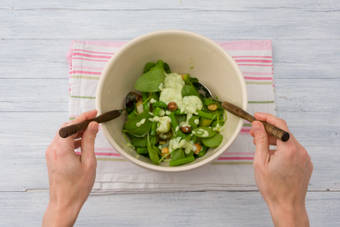 Combine all ingredients then toss to coat well