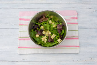 Bereid de slamelange.