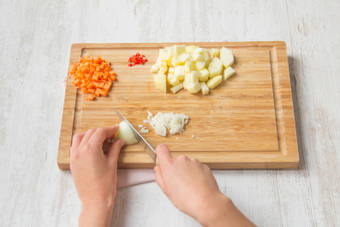 Prep and chop your veg