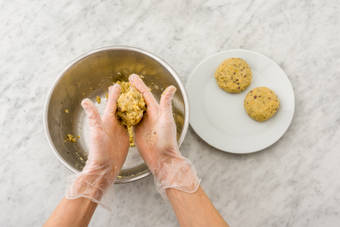 Form the mixture into patties