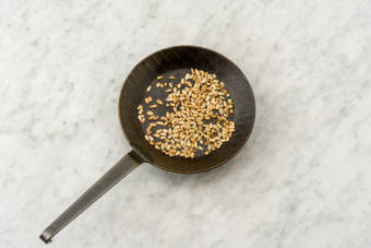 Toast sunflower seeds