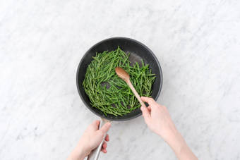Cook the samphire