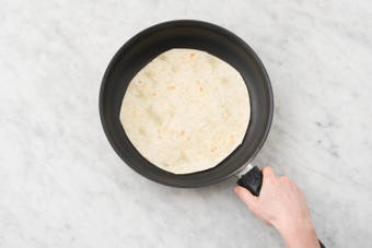 Tortilla-Wraps aufwärmen