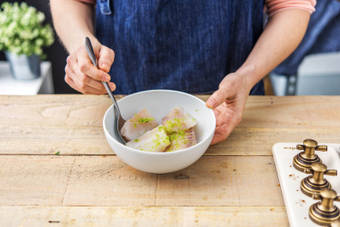 Marinate the fish