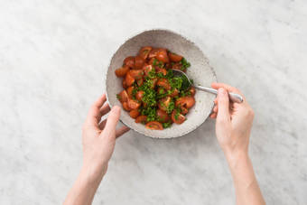 Groenten voorbereiden