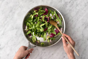 Faire cuire le mélange de légumes