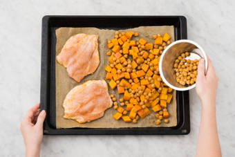 KICHERERBSEN zufügen