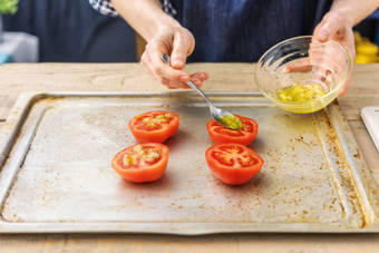 Roast the tomatoes