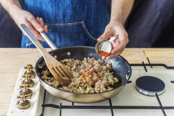 Add the chilli flakes