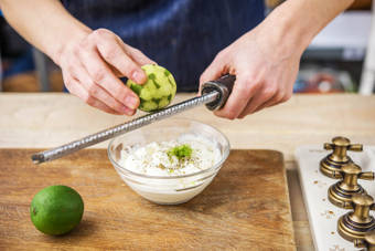 Make the Zesty Sour Cream