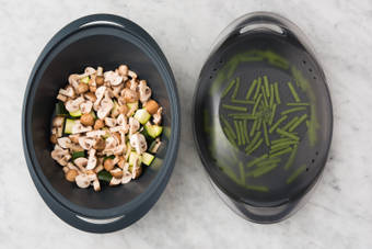 Mehr Gemüse vorbereiten