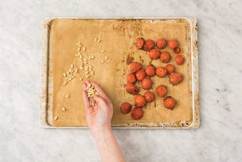 ROAST THE CHERRY TOMATOES