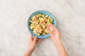 Serveren en garneren