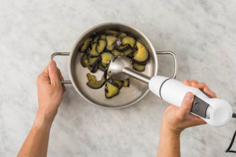 Aubergine koken