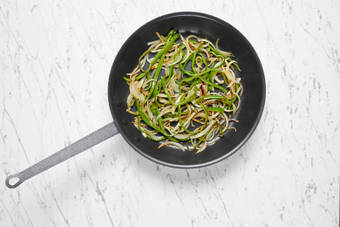 Cook Onion and Pepper