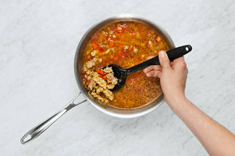 Add Spices and Pasta