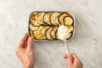 Arrange the Moussaka