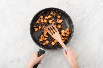 Warm Tortillas and Make Filling