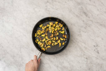 COOK VEGGIES & PREP SALMON