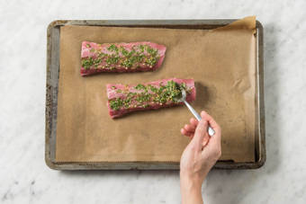 SCHWEINefilet BACKEN