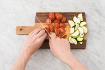 Groenten snijden