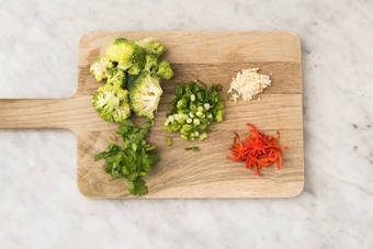 Toppings vorbereiten