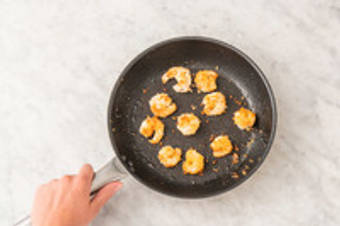 Préparer les crevettes