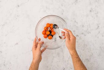 BROIL CHERRY TOMATOES