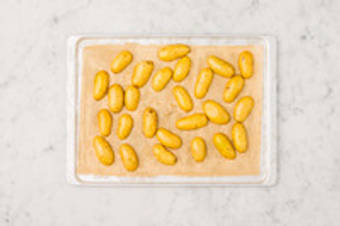 Krieltjes in de oven