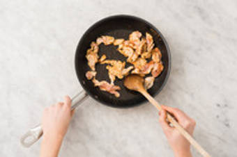 Cuire le shoarma de poulet