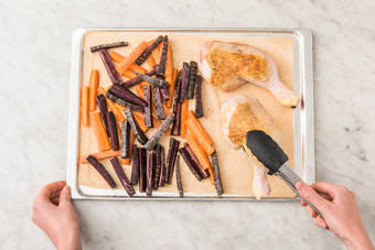 HÄHNCHENKEULEN ANBRATEN