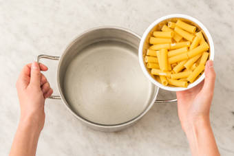 Cook the pasta