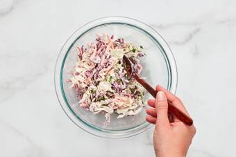 Make Slaw & Warm Tortillas