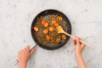 Cook the lentils