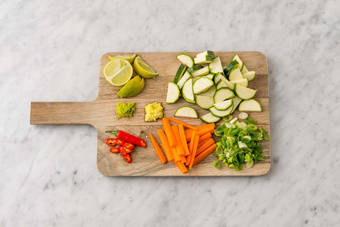 Forbered grøntsager