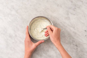 Make the limey cream